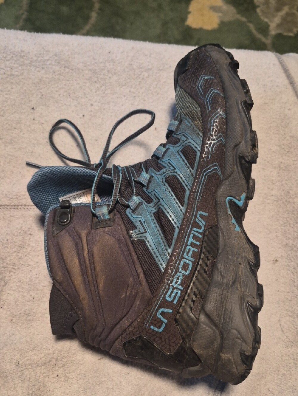 La Sportiva Men's Brown and Blue Trail Boots - Picture 7 of 8